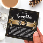 Daughter Sunflower Bracelet – Sterling Silver with 18K Gold-Plated Petals – Meaningful Gift for Birthday, Graduation, Christmas, or Special Occasions