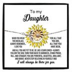 Daughter Jewelry - Be Like a Sunflower Bracelet Graduation Birthday Holiday Gift