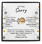 Apology Gift for Girlfriend, Wife, Soulmate - I’m Truly Sorry - Sunflower Bracelet