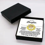 Daughter Jewelry - Be Like a Sunflower Bracelet Graduation Birthday Holiday Gift
