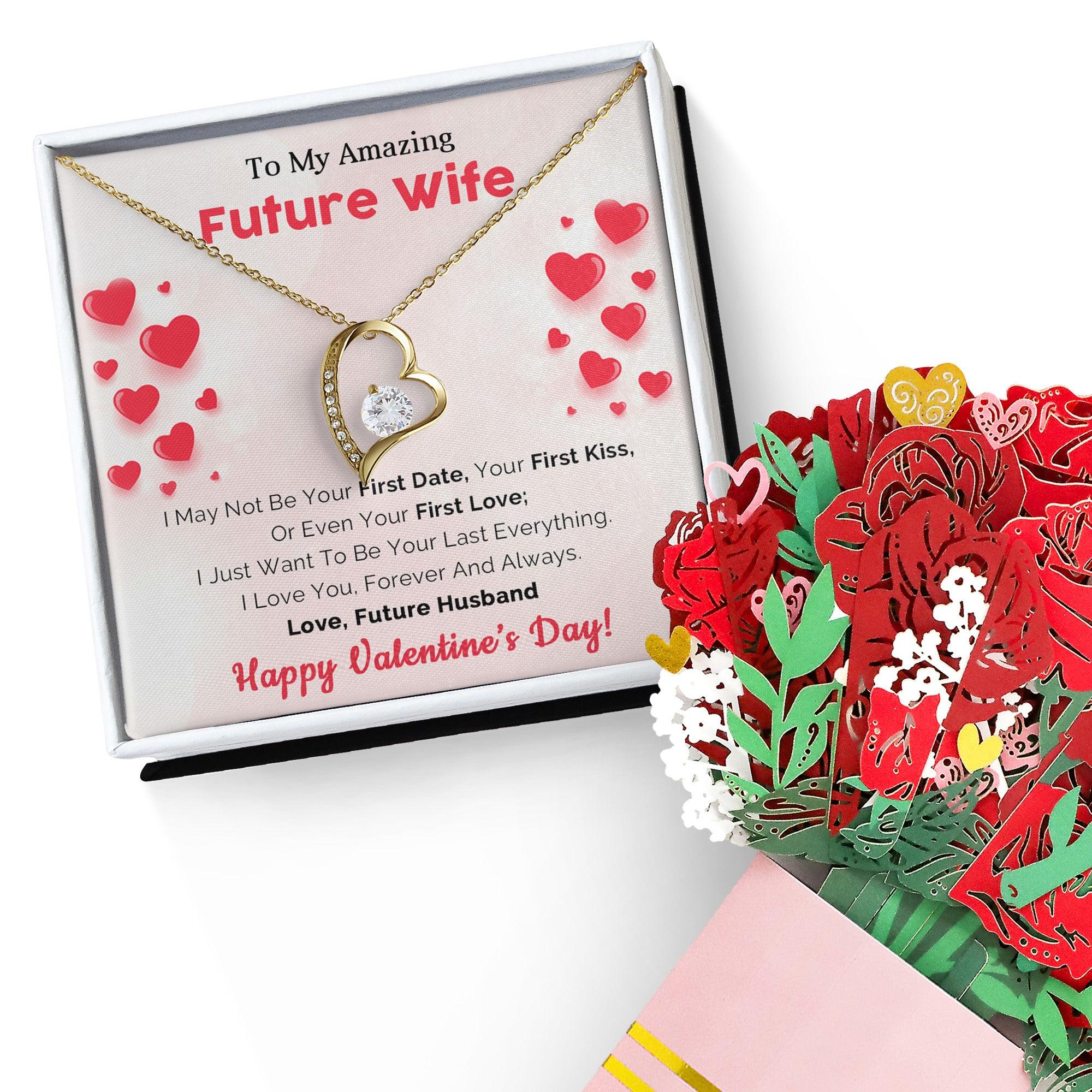 To My Amazing Future Wife I Want To Be Your Last Everything Forever Love Pendant Necklace - Mallard Moon Gift Shop