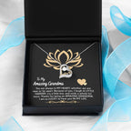 To My Amazing Grandma You Are Always in My Heart Pendant Necklace