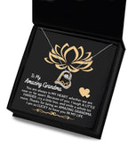 To My Amazing Grandma You Are Always in My Heart Pendant Necklace