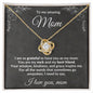 To my Amazing Mom, You Inspire Me - Love Knot Necklace - Mallard Moon Gift Shop