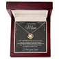 To my Amazing Mom, You Inspire Me - Love Knot Necklace - Mallard Moon Gift Shop