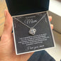 To my Amazing Mom, You Inspire Me - Love Knot Necklace - Mallard Moon Gift Shop