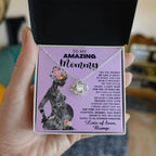 To My Amazing Mommy to Be Can You Hear My Tiny Little Heart - Love Knot Necklace