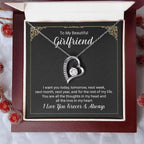 To My Beautiful Girlfriend Forever Love Pendant Necklace