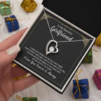 To My Beautiful Girlfriend Forever Love Pendant Necklace