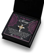 To My Bonus Mom - I am Grateful You Are In My Life - Cross Pendant Necklace