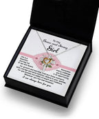 To My Brave and Strong Girl I am Always Here For You Birthday Confirmation Graduation Cross Pendant Necklace Gift