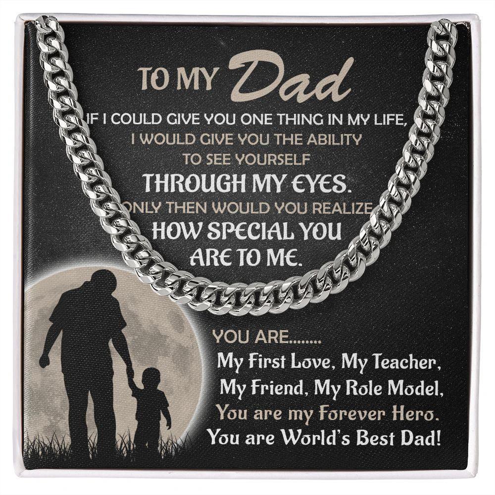 To My Dad You are my Forever Hero Gift from Son