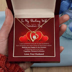 To My Darling Wife Making You Smile is my Mission Forever Love Pendant Necklace