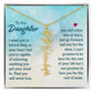 To My Daughter Aim for the Skies Birth Month Flower Necklace - Mallard Moon Gift Shop