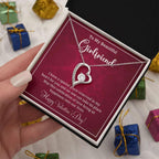 To My Girlfriend I have a Place Reserved in my Heart Forever Love Pendant Necklace