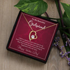 To My Girlfriend I have a Place Reserved in my Heart Forever Love Pendant Necklace
