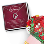 To My Girlfriend I have a Place Reserved in my Heart Forever Love Pendant Necklace