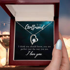 To My Girlfriend I Think You Should Know Forever Love Pendant Necklace