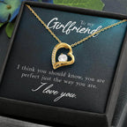 To My Girlfriend I Think You Should Know Forever Love Pendant Necklace