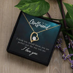 To My Girlfriend I Think You Should Know Forever Love Pendant Necklace