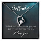 To My Girlfriend I Think You Should Know Forever Love Pendant Necklace