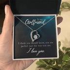 To My Girlfriend I Think You Should Know Forever Love Pendant Necklace