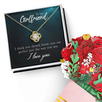 To My Girlfriend I think You Should Know Valentine Love Knot Necklace