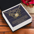 To My Girlfriend's Mom Thank You For My Best Friend Love Knot Pendant Necklace