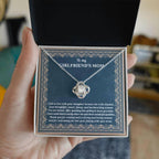 To My Girlfriend's Mother Thank You for Raising a Wonderful Woman Love Knot Pendant Necklace