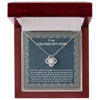 To My Girlfriend's Mother Thank You for Raising a Wonderful Woman Love Knot Pendant Necklace