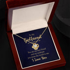 To my Girlfriend You are my Best Friend Valentine Love Knot Necklace