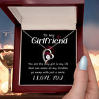To My Girlfriend You are the only Girl in My Life Forever Love Pendant Necklace