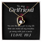 To My Girlfriend You are the only Girl in My Life Forever Love Pendant Necklace