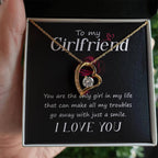 To My Girlfriend You are the only Girl in My Life Forever Love Pendant Necklace