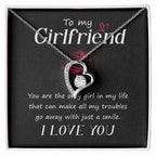 To My Girlfriend You are the only Girl in My Life Forever Love Pendant Necklace