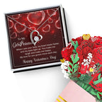 To My Girlfriend You Make Me Happy Forever Love Pendant Necklace