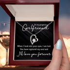 To My Gorgeous Girlfriend Forever Love Pendant Necklace