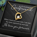 To My Gorgeous Girlfriend Forever Love Pendant Necklace