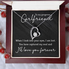 To My Gorgeous Girlfriend Forever Love Pendant Necklace