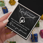To My Gorgeous Girlfriend Forever Love Pendant Necklace