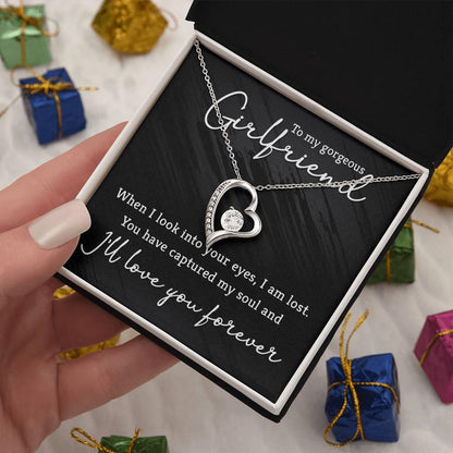 To My Gorgeous Girlfriend Forever Love Pendant Necklace - Mallard Moon Gift Shop