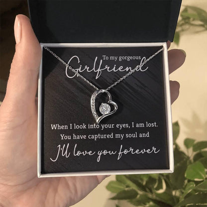 To My Gorgeous Girlfriend Forever Love Pendant Necklace - Mallard Moon Gift Shop