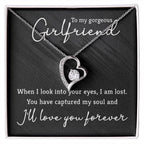 To My Gorgeous Girlfriend Forever Love Pendant Necklace