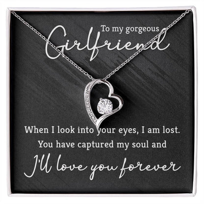 To My Gorgeous Girlfriend Forever Love Pendant Necklace - Mallard Moon Gift Shop