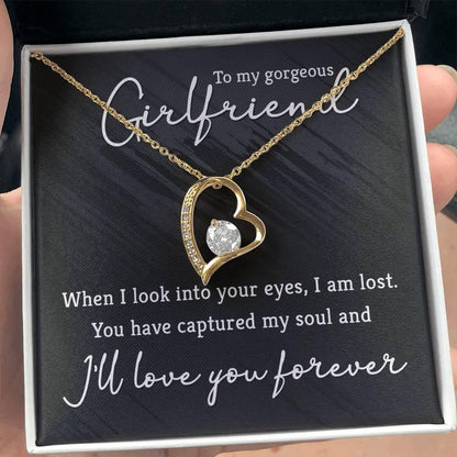 To My Gorgeous Girlfriend Forever Love Pendant Necklace - Mallard Moon Gift Shop