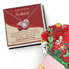 To My Gorgeous Soulmate You Are My Life Love Knot Necklace