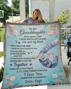To My Granddaughter, You bring me Hope and Joy Heirloom Woven Blanket From Grandma Gigi