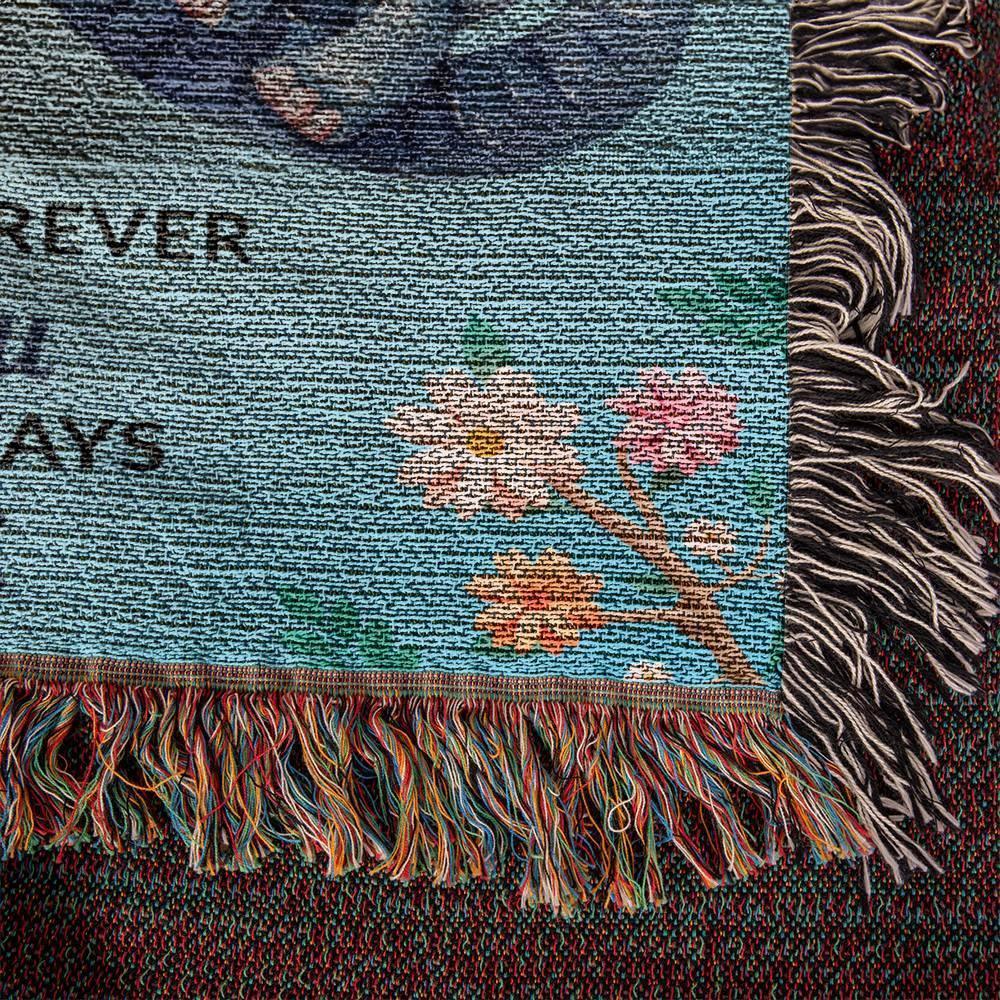 To My Granddaughter, You bring me Hope and Joy Heirloom Woven Blanket From Grandma Gigi