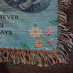 To My Granddaughter, You bring me Hope and Joy Heirloom Woven Blanket From Grandma Gigi