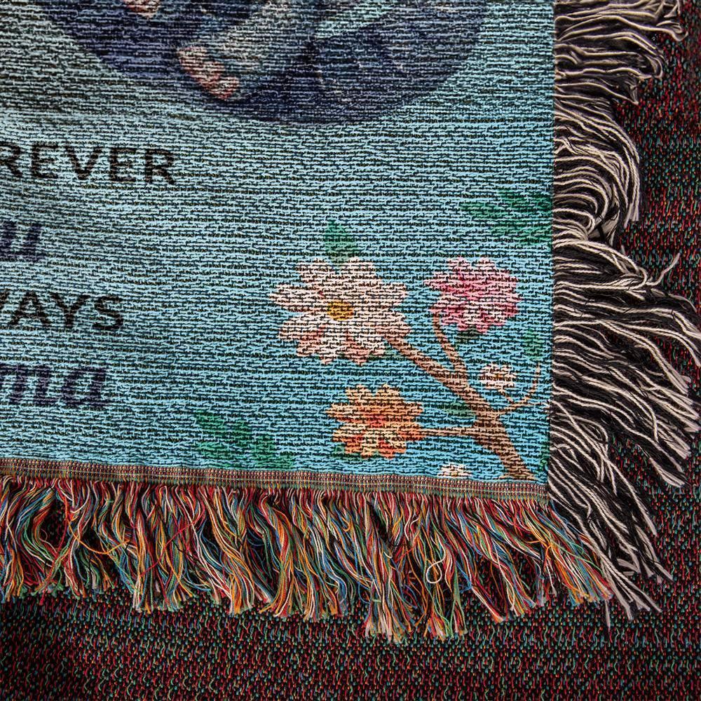 To My Granddaughter, You bring me Hope and Joy Heirloom Woven Blanket